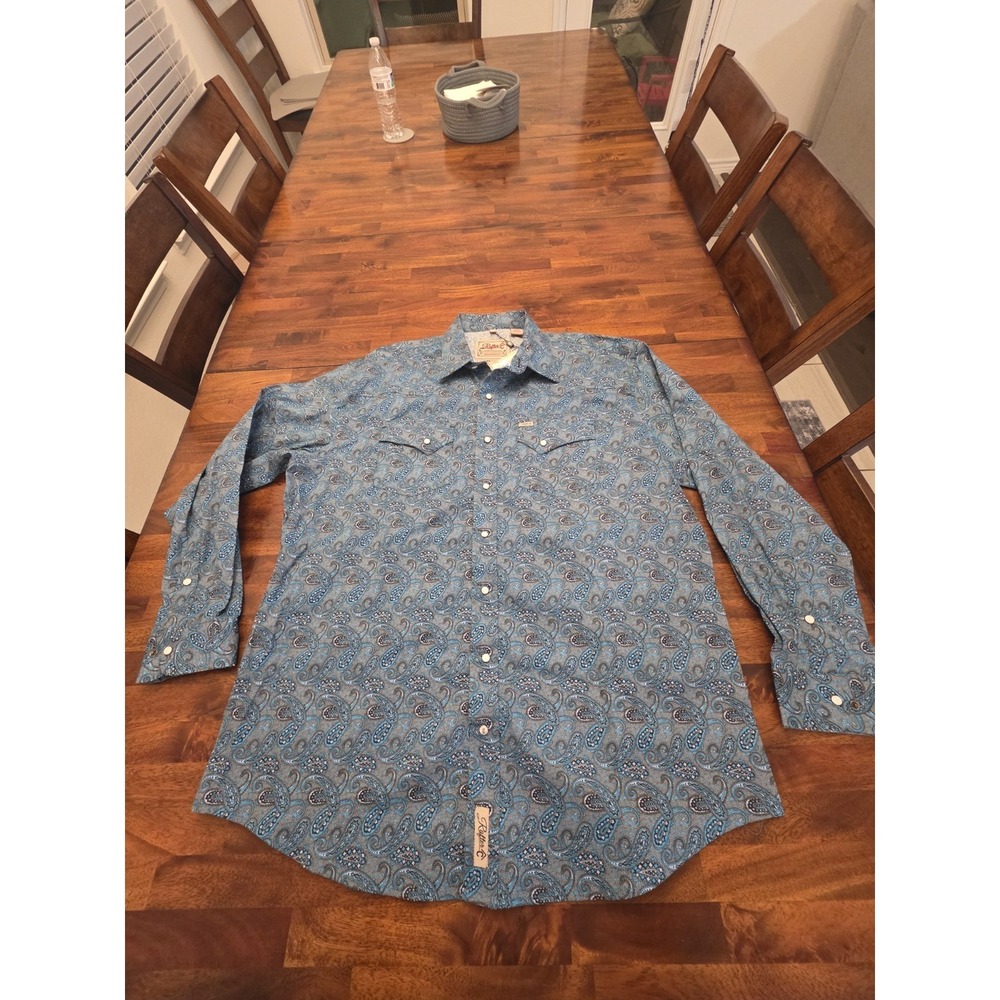 "3" Rafter C Mens shirts lot  XXL Pearl Snap  Cowboy Western Ranch Rodeo Sku94